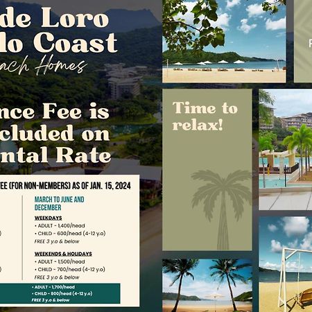 Pico De Loro Hamilo Coast By Beach Homes Nasugbu Exteriör bild
